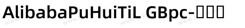 AlibabaPuHuiTiL GBpc字体转换